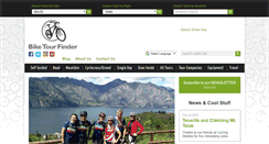 Desktop Screenshot of biketourfinder.com